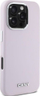 Mbështjellës telefoni DKNY DKHMP16LSMCHLP për iPhone 16 Pro 6.3", silikon liquid, MagSafe, rozë