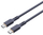 Kabllo Aukey, USB C / USB C, 1.8 m, e zezë