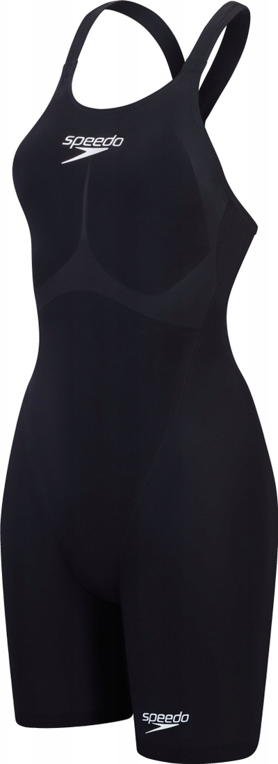 Костум за натпреварувачко пливање Speedo Fastskin LZR Pure Valor 2.0, отворен грб, за жени, црн