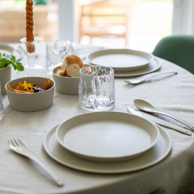 Сет чинии Koziol Plate Set, 4 парчиња, пластика, повеќебојни