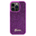 Kapak telefoni Guess Disco Metal Script për iPhone 14 Pro Max, hardcase TPU, fuchsia