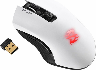 Maus Sharkoon Skiller SGM3, i bardhë