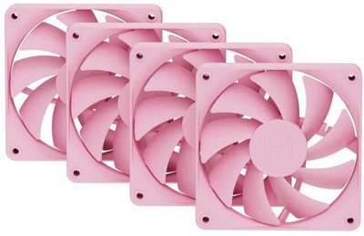 Ventilator kasë PC HYTE FA12, 120mm PWM, set 4 copë, rozë