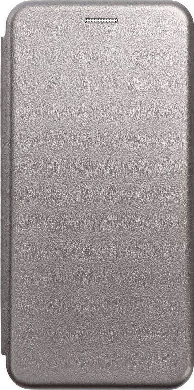 Këllëf telefoni Case Elegance Magnet Book për Samsung A22 4G M22, tip libër, mbyllje me magnet, gri argjendtë