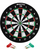 Set shigjetash MASTER Game Of Darts, tabelë 37 cm me dy anë, 6 shigjeta, shumëngjyrëshe