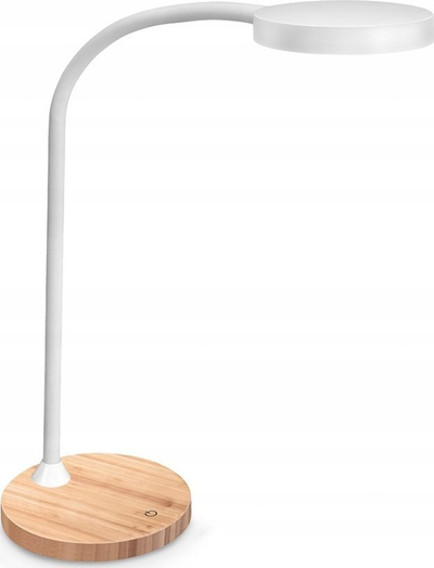 Ламба за на маса CEP FLEX LED, 60cm, дабово дрво и бела