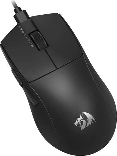 Maus gaming Redragon M724, 12400 DPI, 42g super i lehtë, me kabllo, i zi