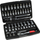 Set çelësash dhe bitash TVARDY, 56 copë, 1/4", në kuti plastike
