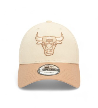 Капа New Era 9FORTY Colour Block Chicago Bulls, прилагодлива, памук, крем