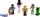 Set figura Minecraft Evergreen Storypack, 7 copa, 3.25\"