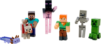 Set figura Minecraft Evergreen Storypack, 7 copa, 3.25\"