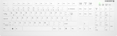 Tastierë mjekësore Cherry Active Key QuickClean, wireless, bllok numerik, e bardhë