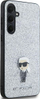 Kapak mbrojtës Karl Lagerfeld KLHCSA35GCNPSG për Samsung Galaxy A35 A356, hardcase me glitter, argjend