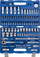 Set çelësash me raketë Proseer FOOT C Set 1110003507150, 108 copë, në kuti plastike, blu