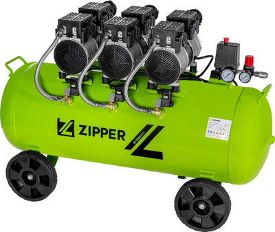 Kompresor ajri Zipper ZI-COM90SI, 2250W, 378 l/min, 90L
