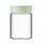 Сет стаклени тегли BUYDEEM CS1013, 3x500ml, херметички капак, мека зелена