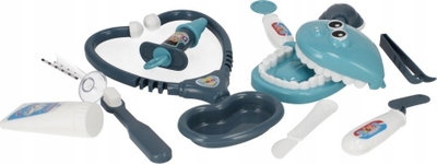 Set lodër dentisti Mega Creative 524541 me gjëra shoqëruese, për kalama 3+, ngjyrë blu