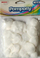 Pompone zbukuruese Brevis Fluffy, set 24 copë, të bardha
