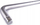 Dorezë L-Type Forcekraft Cr-V, 260mm, 1/2"x1/2", metalike