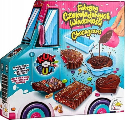 Креативен сет чоколада Cobi KUK FUN Chocolate Message Factory 002A2, за персонализирани пораки, за деца и возрасни