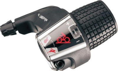 Ndërrues biçiklete Microshift, i djathtë, 6 shpejtësi, kompatibil Shimano MTB, tregues optik