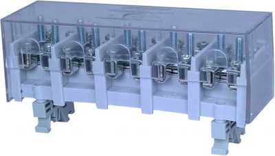 Bllok degëzimi Simet LZ5x35, 5 pole, 5x35mm², gri