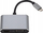 Adapter docking Bounn, USB C në HDMI 4K 30Hz edhe VGA, ngjyrë argjendtë