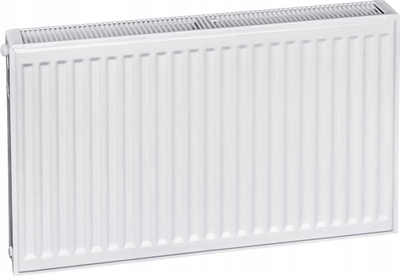 Radiator çeliku Caradon Termoteknik V22 600x2400, me valvul termostatike, i bardhë