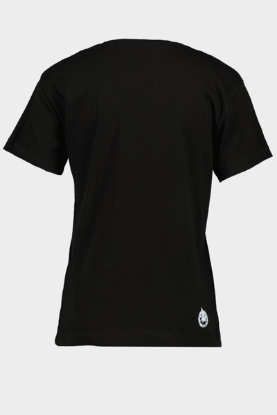 Bluzë FLOWER BIRD T SHIRT W, pambuk, e zezë