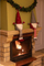 Figurë zbukuruese Krishtlindjesh Saska Christmas Gnome, 50cm, për ulje, gri me të kuqe
