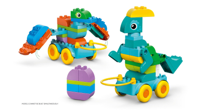 Lodra LEGO Duplo Dinosaurs on Wheels 10451, set ndërtimi, për fëmijë
