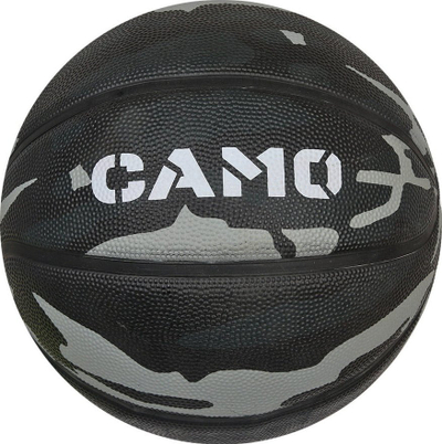Top basketbolli Camo S863691, madhësia 5, për jashtë, i zi