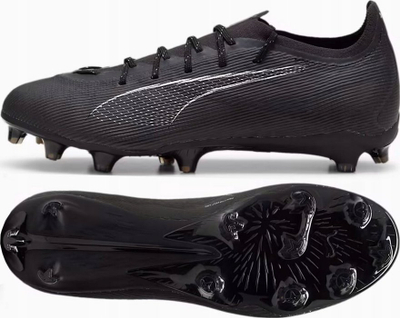 Patika futbolli Puma Ultra 5 Pro 107685 02, FG AG, për bar natyral edhe sintetik, të zeza