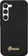 Mbrojtëse telefoni Guess Silicone Script Metal Logo për Samsung Galaxy S23, silikon, e zezë