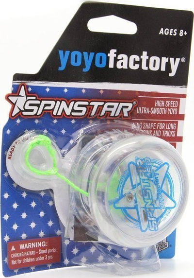 Yo-yo Yoyofactory LED Spinstar, trup i tejdukshëm, drita LED blu