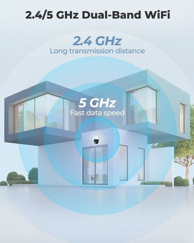 Kamerë e jashtme Reolink Trackmix Wi-Fi, 4K, PTZ, e bardhë