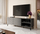 Komodë TV Bed Meble Abeto, 150x42x52 cm, MDF dhe panel i grimcuar, gri