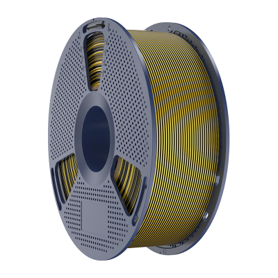 Filament 3D SUNLU SILK PLA+ Dual Color, 1.75mm, 1kg, i zi ari