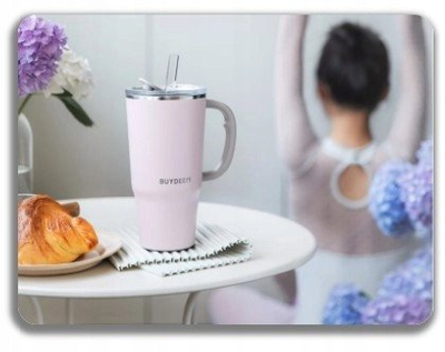 Termus BUYDEEM DS57, 700 ml, me pipëz, rozë