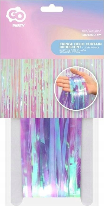 Perde me shkëlqim Light Purple, 100x200cm, vjollcë e çelët