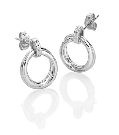 Vathë për femr Hot Diamonds Aura DE824, të argjendtë
