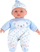 Kukull bebe Leantoys Baby Doll, me tinguj, pizame blu