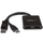 Adapter MST StarTech MSTDP122DP, DisplayPort në 2x DisplayPort, 4K, i zi