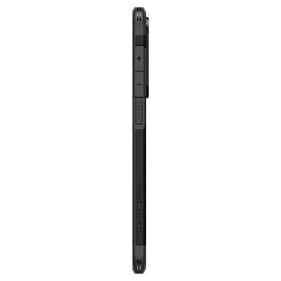 Маска за телефон Spigen Tough Armor MagSafe, за Samsung Galaxy S25 Edge, со држач, црна
