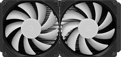 Ftohës me ujë për kompjuter Darkflash DC240 ARGB, radiator 240mm, 2 ventilatorë ARGB, i zi