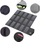 Karikues diellor portativ Allpowers AP-SP-012-BLA, 100W, 2x USB, i zi