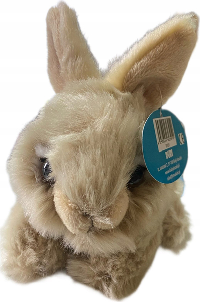 Lepur pelushi Dubi Rabbits, 16cm, me ca ngjyra bashkë