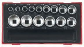 Set priza Teng Tools 03570306, 1/2", 15 elemente