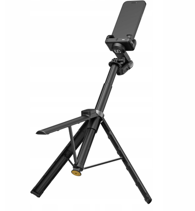 Tripod selfie stick me gimbal AOCHUAN M3 PRO, 180cm, LED, me telekomandë