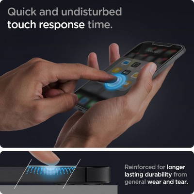 Xham mbrojtës SPIGEN GLAS.TR "EZ FIT" për IPHONE 12 PRO MAX